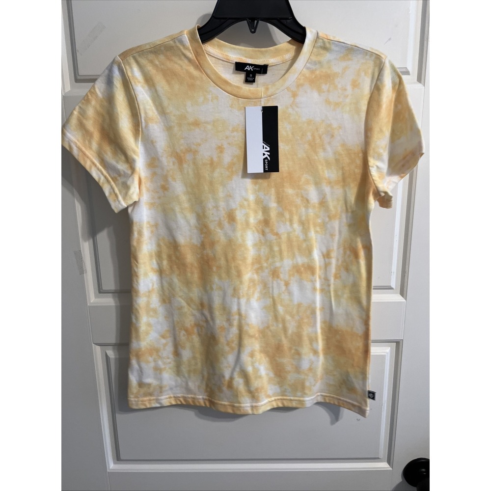 Anne Klein Women's Sport Light Yellow T Shirt Size S